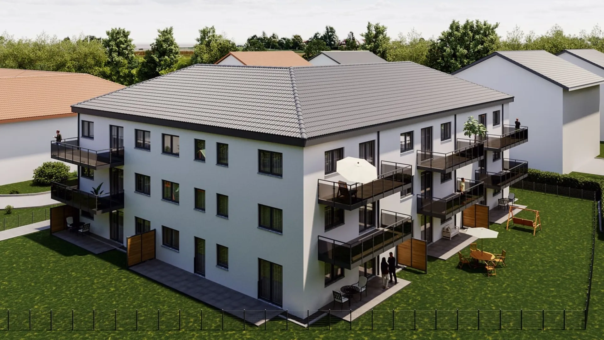 Energieeffizienter KfW40-QNG-Neubau von OLYMP