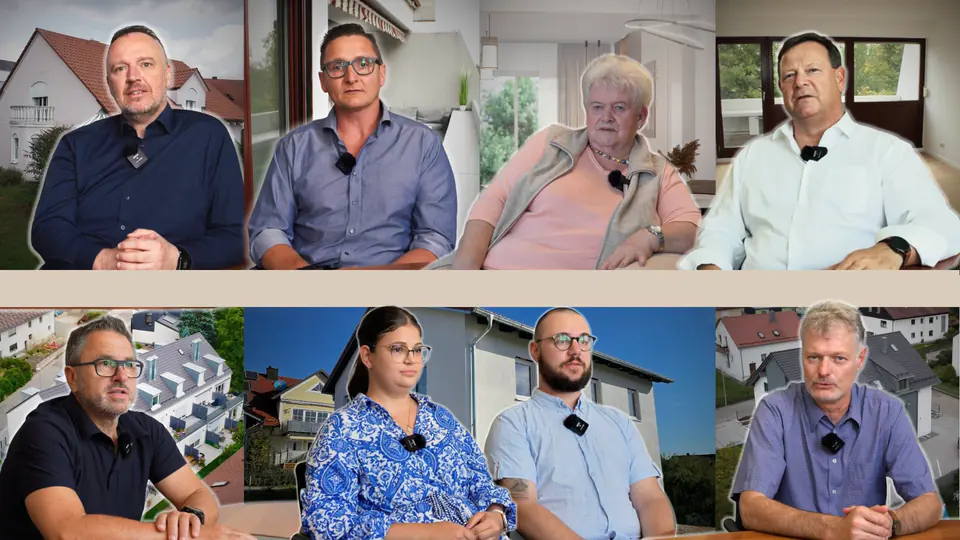Kundinnen und Kunden von OLYMP Immobilien im Video-Interview